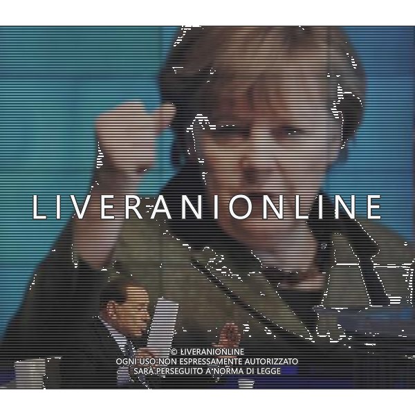 Roma - 21/05/2014 - Studi RAI Teulada - Porta a Porta - nella foto: Silvio Berlusconi / Ph. Fabrizio Corradetti - Ag. Aldo Liverani Sas