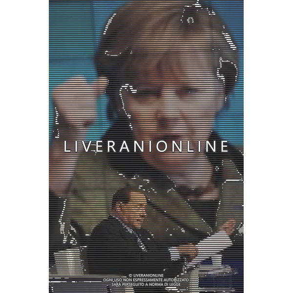 Roma - 21/05/2014 - Studi RAI Teulada - Porta a Porta - nella foto: Silvio Berlusconi / Ph. Fabrizio Corradetti - Ag. Aldo Liverani Sas