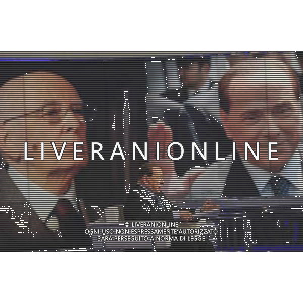 Roma - 21/05/2014 - Studi RAI Teulada - Porta a Porta - nella foto: Silvio Berlusconi / Ph. Fabrizio Corradetti - Ag. Aldo Liverani Sas