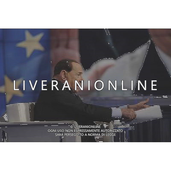 Roma - 21/05/2014 - Studi RAI Teulada - Porta a Porta - nella foto: Silvio Berlusconi / Ph. Fabrizio Corradetti - Ag. Aldo Liverani Sas