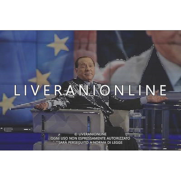 Roma - 21/05/2014 - Studi RAI Teulada - Porta a Porta - nella foto: Silvio Berlusconi / Ph. Fabrizio Corradetti - Ag. Aldo Liverani Sas