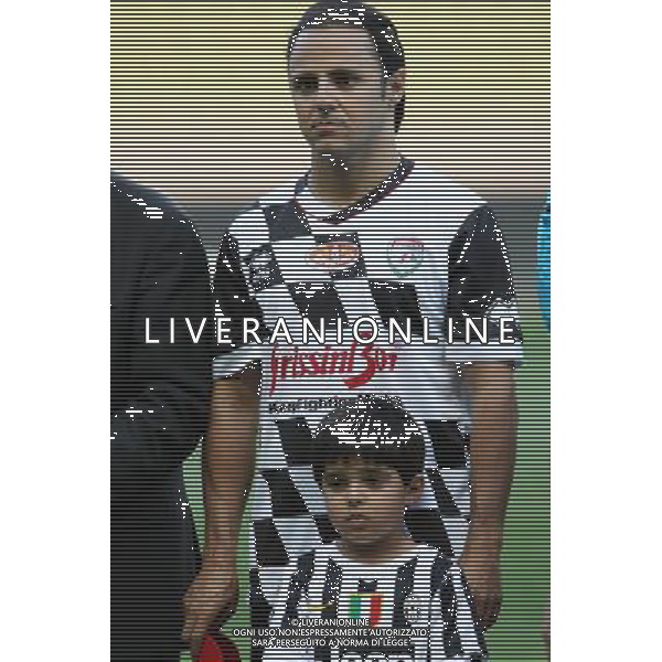 Felipe Massa (BRA) Williams with his son Felipinho at the charity football match. 20.05.2014. Formula 1 World Championship, Rd 6, Monaco Grand Prix, Monte Carlo, Monaco, Tuesday Soccer. - www.xpbimages.com, EMail: requests@xpbimages.com - copy of publication required for printed pictures. Every used picture is fee-liable. © Copyright: Schaber / XPB Images AG ALDO LIVERANI SAS ONLY ITALY