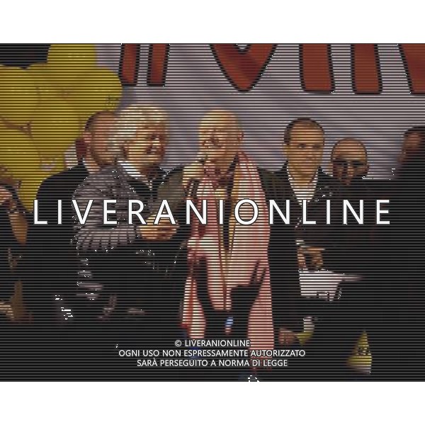 Milano piazza Duomo Comizio Beppe Grillo FOTO ALDO GAZZANIGA-AG ALDO LIVERANI SAS