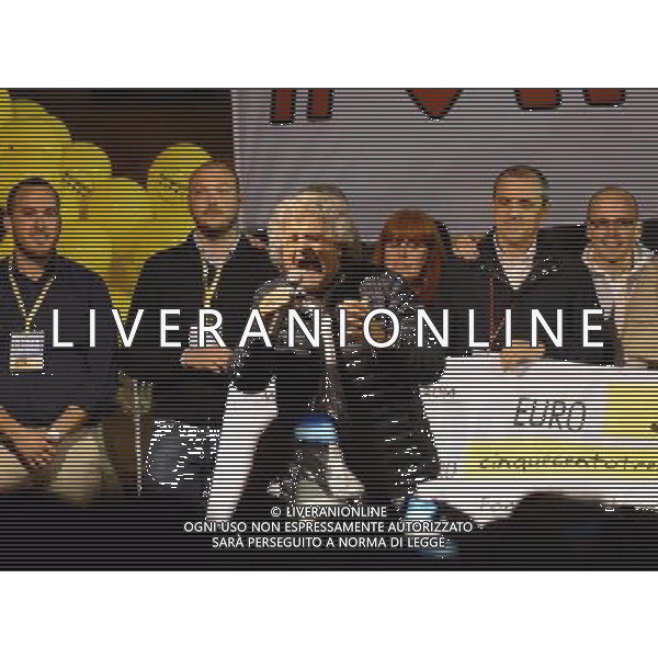 Milano piazza Duomo Comizio Beppe Grillo FOTO ALDO GAZZANIGA-AG ALDO LIVERANI SAS