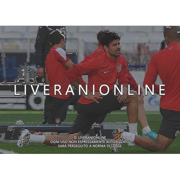 UEFA Champions League 2013/2014 Allenamento Lisbona (Portogallo) - 23.05.2014 Allenamento Real Madrid e Atletico Madrid Nella Foto:diego costa /Ph.Vitez-Ag. Aldo Liverani