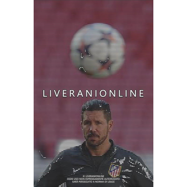 UEFA Champions League 2013/2014 Allenamento Lisbona (Portogallo) - 23.05.2014 Allenamento Real Madrid e Atletico Madrid Nella Foto:simeone /Ph.Vitez-Ag. Aldo Liverani