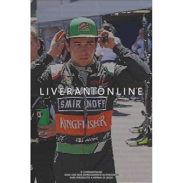 Sergio Perez (MEX) Sahara Force India F1. 24.05.2014. Formula 1 World Championship, Rd 6, Monaco Grand Prix, Monte Carlo, Monaco, Qualifying Day - www.xpbimages.com, EMail: requests@xpbimages.com - copy of publication required for printed pictures. Every used picture is fee-liable. © Copyright: Batchelor / XPB Images AG ALDO LIVERANI SAS ONLY ITALY