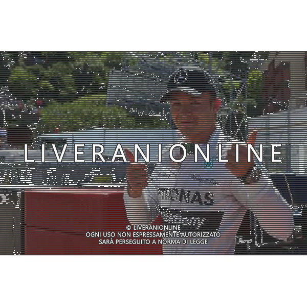 Pole position for Nico Rosberg (GER) Mercedes AMG F1. 24.05.2014. Formula 1 World Championship, Rd 6, Monaco Grand Prix, Monte Carlo, Monaco, Qualifying Day - www.xpbimages.com, EMail: requests@xpbimages.com - copy of publication required for printed pictures. Every used picture is fee-liable. © Copyright: Batchelor / XPB Images AG ALDO LIVERANI SAS ONLY ITALY
