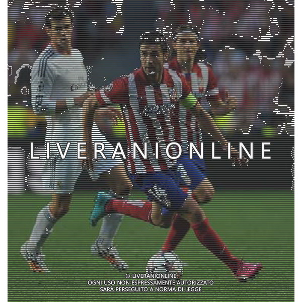 UEFA Champions League 2013/2014 Finale Lisbona (Portogallo) - 24.05.2014 Real Madrid-Atletico Madrid Nella Foto:gabi /Ph.Vitez-Ag. Aldo Liverani