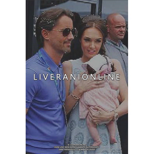 Tamara Ecclestone (GBR) and husband Jay Rutland (GBR) with their baby daughter Sophie. 25.05.2014. Formula 1 World Championship, Rd 6, Monaco Grand Prix, Monte Carlo, Monaco, Race Day. - www.xpbimages.com, EMail: requests@xpbimages.com - copy of publication required for printed pictures. Every used picture is fee-liable. © Copyright: Batchelor / XPB Images ITALY ONLY - GP MONACO F1 GARA /AGENZIA ALDO LIVERANI SAS - ITALY ONLY - EDITORIAL USE ONLY