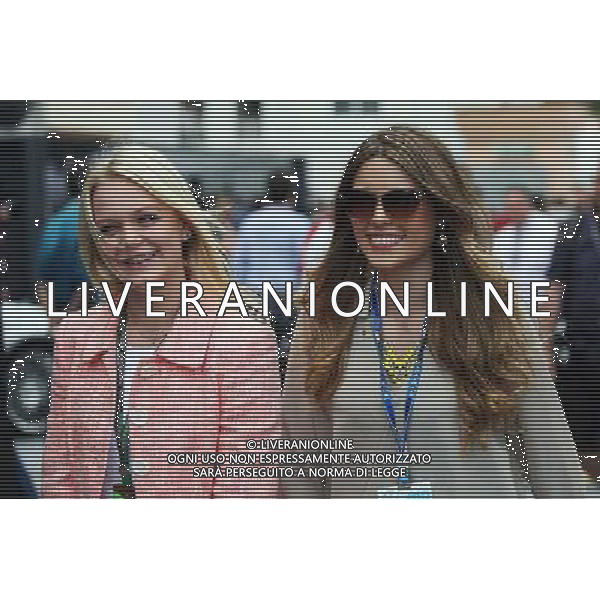 (L to R): Emilia Pikkarainen (FIN) Swimmer, girlfriend of Valtteri Bottas (FIN) Williams, with Paula Ruiz (MEX) girlfriend of Esteban Gutierrez (MEX) Sauber. 25.05.2014. Formula 1 World Championship, Rd 6, Monaco Grand Prix, Monte Carlo, Monaco, Race Day. - www.xpbimages.com, EMail: requests@xpbimages.com - copy of publication required for printed pictures. Every used picture is fee-liable. © Copyright: Schaber / XPB Images ITALY ONLY - GP MONACO F1 GARA /AGENZIA ALDO LIVERANI SAS - ITALY ONLY - EDITORIAL USE ONLY