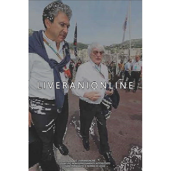 Bernie Ecclestone (GBR) with Pasquale Lattuneddu (ITA) of the FOM. 25.05.2014. Formula 1 World Championship, Rd 6, Monaco Grand Prix, Monte Carlo, Monaco, Race Day. - www.xpbimages.com, EMail: requests@xpbimages.com - copy of publication required for printed pictures. Every used picture is fee-liable. © Copyright: Moy / XPB Images ITALY ONLY - GP MONACO F1 GARA /AGENZIA ALDO LIVERANI SAS - ITALY ONLY - EDITORIAL USE ONLY