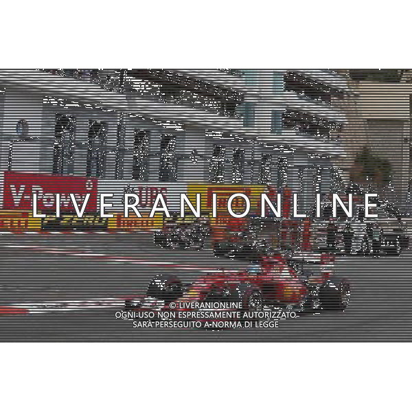 Fernando Alonso (ESP) Ferrari F14-T. 25.05.2014. Formula 1 World Championship, Rd 6, Monaco Grand Prix, Monte Carlo, Monaco, Race Day. - www.xpbimages.com, EMail: requests@xpbimages.com - copy of publication required for printed pictures. Every used picture is fee-liable. © Copyright: Batchelor / XPB Images ITALY ONLY - GP MONACO F1 GARA /AGENZIA ALDO LIVERANI SAS - ITALY ONLY - EDITORIAL USE ONLY