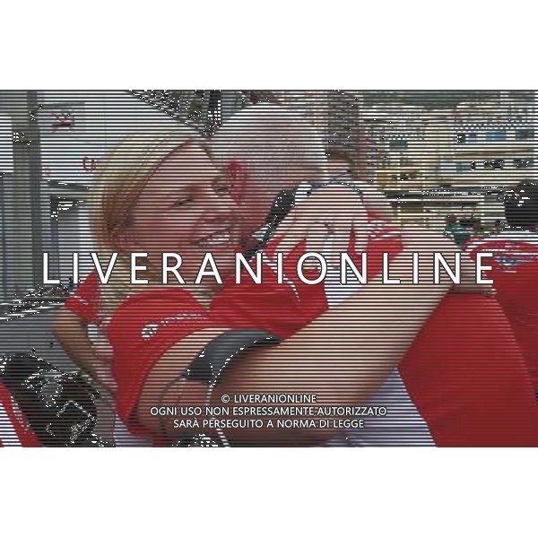 John Booth (GBR) Marussia F1 Team Team Principal and wife Laura Booth (GBR) Marussia F1 Team celebrate Jules Bianchi (FRA) scoring the team\'s first F1 points. 25.05.2014. Formula 1 World Championship, Rd 6, Monaco Grand Prix, Monte Carlo, Monaco, Race Day. - www.xpbimages.com, EMail: requests@xpbimages.com - copy of publication required for printed pictures. Every used picture is fee-liable. © Copyright: Batchelor / XPB Images ©/AGENZIA ALDO LIVERANI SAS - ITALY ONLY - EDITORIAL USE ONLY - GP MONACO F1 GARA