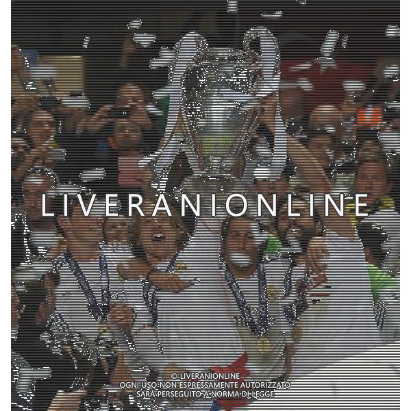 UEFA Champions League 2013/2014 Finale Lisbona (Portogallo) - 24.05.2014 Real Madrid-Atletico Madrid Nella Foto:Modric Luka esulta /Ph.Vitez-Ag. Aldo Liverani