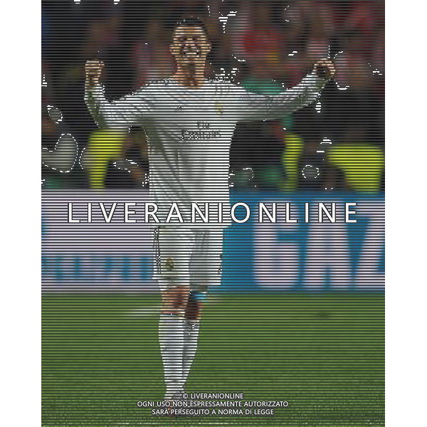 UEFA Champions League 2013/2014 Finale Lisbona (Portogallo) - 24.05.2014 Real Madrid-Atletico Madrid Nella Foto:Cristiano Ronaldo Esulta /Ph.Vitez-Ag. Aldo Liverani
