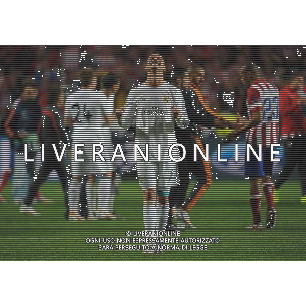 UEFA Champions League 2013/2014 Finale Lisbona (Portogallo) - 24.05.2014 Real Madrid-Atletico Madrid Nella Foto:Cristiano Ronaldo Esulta /Ph.Vitez-Ag. Aldo Liverani