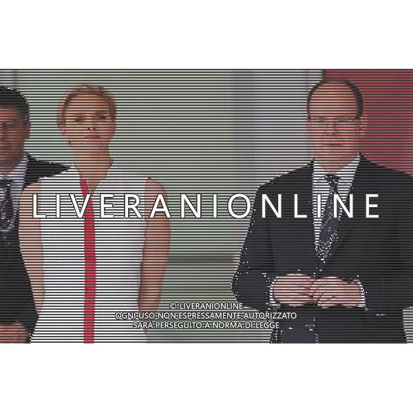 HSH Prince Albert of Monaco (MON) with his wife Princess Charlene of Monaco (RSA) on the podium. 25.05.2014. Formula 1 World Championship, Rd 6, Monaco Grand Prix, Monte Carlo, Monaco, Race Day. - www.xpbimages.com, EMail: requests@xpbimages.com - copy of publication required for printed pictures. Every used picture is fee-liable. © Copyright: Moy / XPB Images AG ALDO LIVERANI SAS ONLY ITALY
