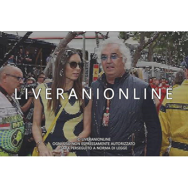 Flavio Briatore (ITA) with wife Elisabetta Gregoraci (ITA) on the grid. 25.05.2014. Formula 1 World Championship, Rd 6, Monaco Grand Prix, Monte Carlo, Monaco, Race Day. - www.xpbimages.com, EMail: requests@xpbimages.com - copy of publication required for printed pictures. Every used picture is fee-liable. © Copyright: Photo4 / XPB Images AG ALDO LIVERANI SAS ONLY ITALY
