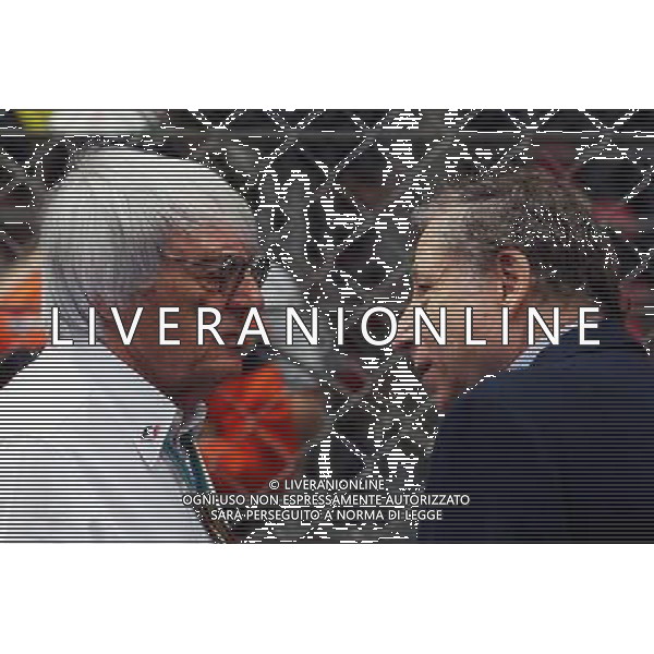 (L to R): Bernie Ecclestone (GBR) with Jean Todt (FRA) FIA President on the grid. 25.05.2014. Formula 1 World Championship, Rd 6, Monaco Grand Prix, Monte Carlo, Monaco, Race Day. - www.xpbimages.com, EMail: requests@xpbimages.com - copy of publication required for printed pictures. Every used picture is fee-liable. © Copyright: Photo4 / XPB Images AG ALDO LIVERANI SAS ONLY ITALY