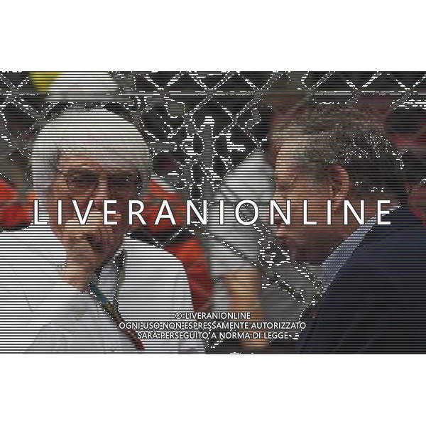 (L to R): Bernie Ecclestone (GBR) with Jean Todt (FRA) FIA President on the grid. 25.05.2014. Formula 1 World Championship, Rd 6, Monaco Grand Prix, Monte Carlo, Monaco, Race Day. - www.xpbimages.com, EMail: requests@xpbimages.com - copy of publication required for printed pictures. Every used picture is fee-liable. © Copyright: Photo4 / XPB Images AG ALDO LIVERANI SAS ONLY ITALY