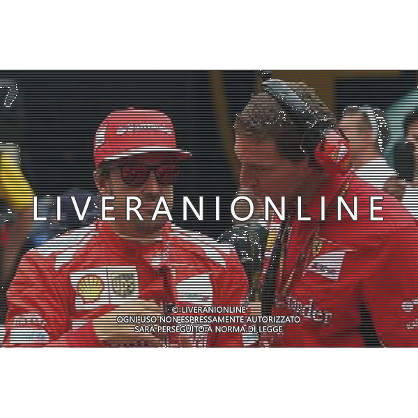 (L to R): Fernando Alonso (ESP) Ferrari on the grid. 25.05.2014. Formula 1 World Championship, Rd 6, Monaco Grand Prix, Monte Carlo, Monaco, Race Day. - www.xpbimages.com, EMail: requests@xpbimages.com - copy of publication required for printed pictures. Every used picture is fee-liable. © Copyright: Photo4 / XPB Images AG ALDO LIVERANI SAS ONLY ITALY