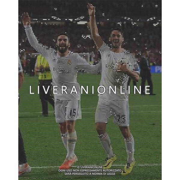 UEFA Champions League 2013/2014 Finale Lisbona (Portogallo) - 24.05.2014 Real Madrid-Atletico Madrid Nella Foto:Isco-Carvajal Daniel /Ph.Vitez-Ag. Aldo Liverani