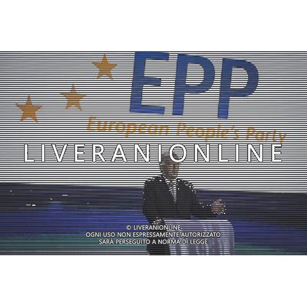 EPP group candidate designate vying for the presidency of the European Commission Jean-Claude Juncker during the election night at European Parliament headquarters in Brussels, Belgium on 25.05.2014 The European elections, which run from 22 to 25 May, will form a new European Parliament, whose 751 members will help set laws in the European Union for five years to come. About 400 million people in the 28-country bloc are eligible to vote. by Wiktor Dabkowski ©photoshot/AGENZIA ALDO LIVERANI SAS - ITALY ONLY - EDITORIAL USE ONLY - La notte elettorale 2014 - Le elezioni europee, dal 22 al 25 di maggio, formeranno il nuovo Parlamento europeo per i prossimi cinque anni presso la sede a Bruxelles, in Belgio