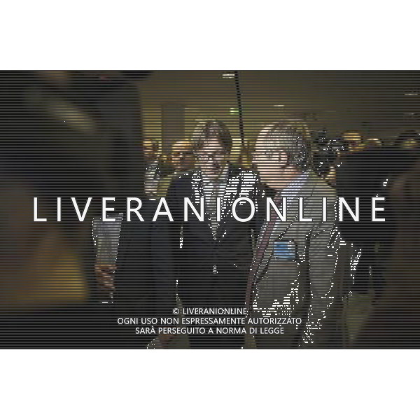 Candidate for the presidency of the European commission of the Alliance of Liberals and Democrats for Europe (ALDE) Party, Belgian, Guy Verhofstadt at EU parliament during the election night at European Parliament headquarters in Brussels, Belgium on 25.05.2014 The European elections, which run from 22 to 25 May, will form a new European Parliament, whose 751 members will help set laws in the European Union for five years to come. About 400 million people in the 28-country bloc are eligible to vote. by Wiktor Dabkowski ©photoshot/AGENZIA ALDO LIVERANI SAS - ITALY ONLY - EDITORIAL USE ONLY - La notte elettorale 2014 - Le elezioni europee, dal 22 al 25 di maggio, formeranno il nuovo Parlamento europeo per i prossimi cinque anni presso la sede a Bruxelles, in Belgio