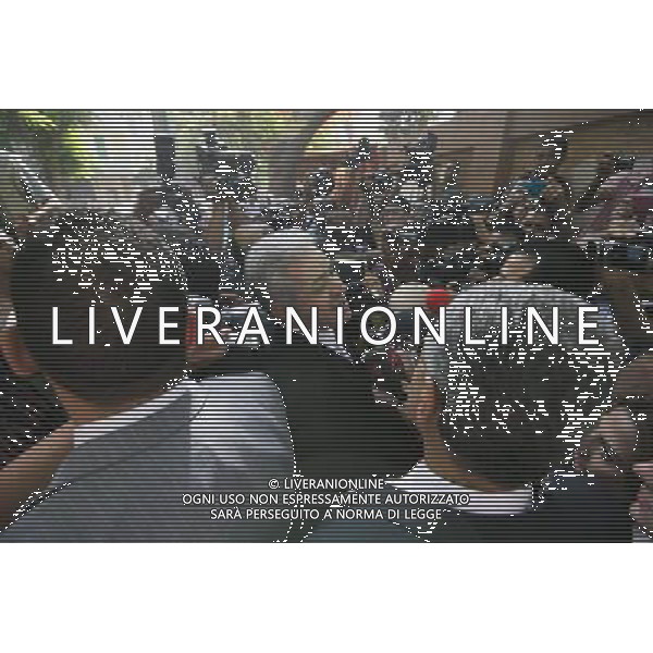 (140526) -- CAIRO, May 26, 2014 () -- Presidential candidate Hamdeen Sabahy arrives at a polling station in Cairo May 26, 2014. Egypt held presidential election on Monday. (/Cui Xinyu) Â©photoshot/AGENZIA ALDO LIVERANI SAS - ITALY ONLY - EDITORIAL USE ONLY - VOTAZIONI ELEZIONI PRESIDENZIALI IN EGITTO 2014