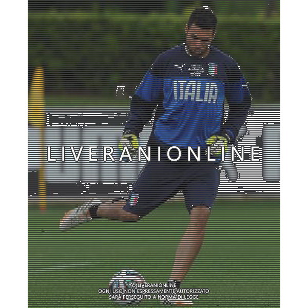 Raduno Nazionale Italiana in vista dei Mondiali di Calcio FIFA 2014 in Brasile Firenze - 27.05.2014 Allenamento Nella Foto:sirigu /Ph.Vitez-Ag. Aldo Liverani