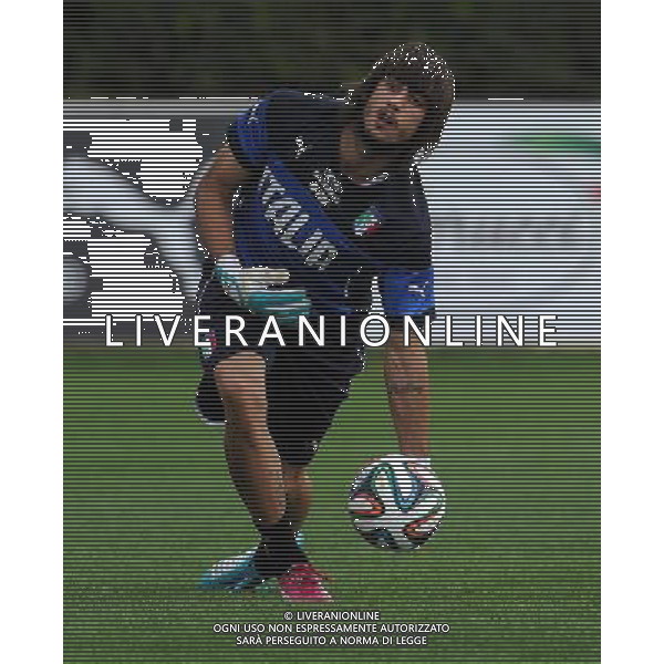 Raduno Nazionale Italiana in vista dei Mondiali di Calcio FIFA 2014 in Brasile Firenze - 27.05.2014 Allenamento Nella Foto:perin /Ph.Vitez-Ag. Aldo Liverani