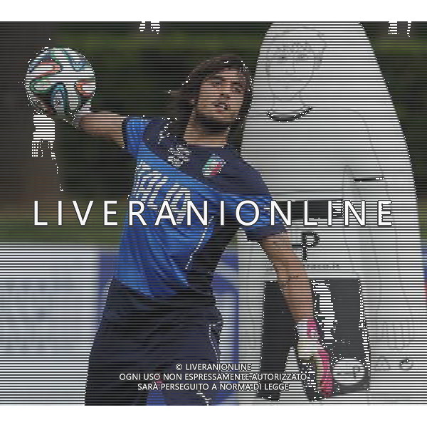 Raduno Nazionale Italiana in vista dei Mondiali di Calcio FIFA 2014 in Brasile Firenze - 27.05.2014 Allenamento Nella Foto:perin /Ph.Vitez-Ag. Aldo Liverani