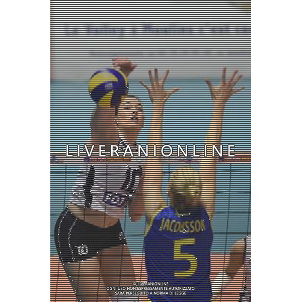 Clementine DRUENNE / Ingrid JACOBSEN - 23.05.2014 - France / Suede - Qualification Euro 2015 -Moulins Photo : Fred Porcu / Icon Sport AG ALDO LIVERANI SAS ONLY ITALY