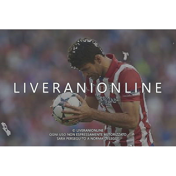 LISBON, PORTUGAL - MAY 24: Diego Costa of Atletico de Madrid reacts during the UEFA Champions League Final match between Real Madrid CF and Atletico de Madrid at Estadio da Luz on May 24, 2014 in Lisbon, Portugal. (Photo by David Aliaga/Newspix) --- Newspix.pl SPAIN AND POLAND OUT!!! AG ALDO LIVERANI SAS ONLY ITALY