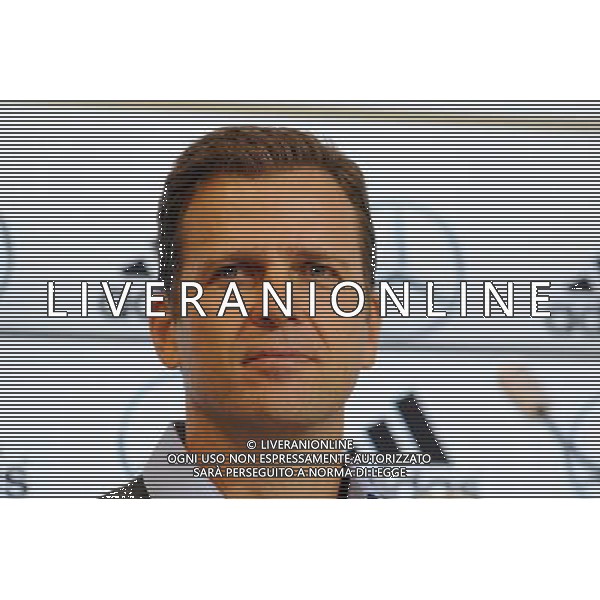 27.05.2014, Sportplatz, St. Martin Passeirtal, ITA, FIFA WM, Vorbereitung Deutschland, Pressekonferenz, Tag 6, im Bild Manager Oliver Bierhoff // during Trainingscamp of Team Germany for Preparation of the FIFA Worldcup Brasil 2014 at the Sportplatz in St. Martin Passeirtal, Italy on 2014/05/27. EXPA Pictures © 2014, PhotoCredit: EXPA/ Eibner-Pressefoto/ Stuetzle *****ATTENTION - OUT of GER***** ©photoshot/AGENZIA ALDO LIVERANI SAS - ITALY ONLY - Nico Rosberg (Pilota di Formula 1 della Mercedes Benz) in conferenza stampa durante l\'allenamento della nazionale della Germania a St. Martin Passeirtal, Italia 27 maggio 2014