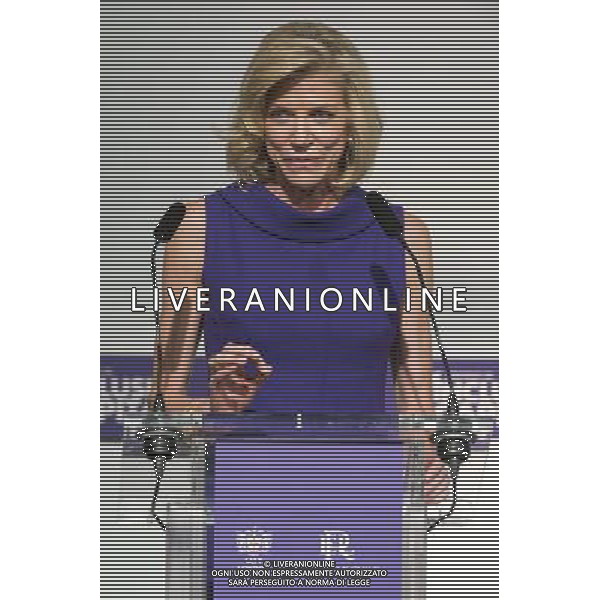  Lady Lynn Forester De Rothschild, Chief Executive of E.L. Rothschild \'Conference on Inclusive Capitalism: Building Value, Renewing Trust\' at Mansion House, London, Britain - 27 May 2014 ©photoshot/AGENZIA ALDO LIVERANI SAS - ITALY ONLY - Il Principe di Carlo d\'inghilterra con Lynn Forester de Rothschild e Christine Lagarde alla conferenza del capitalismo Inclusive presso la Mansion House a Londra. 