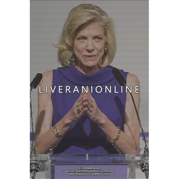  Lady Lynn Forester De Rothschild, Chief Executive of E.L. Rothschild \'Conference on Inclusive Capitalism: Building Value, Renewing Trust\' at Mansion House, London, Britain - 27 May 2014 ©photoshot/AGENZIA ALDO LIVERANI SAS - ITALY ONLY - Il Principe di Carlo d\'inghilterra con Lynn Forester de Rothschild e Christine Lagarde alla conferenza del capitalismo Inclusive presso la Mansion House a Londra. 