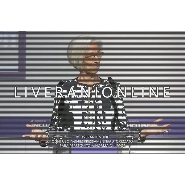  Christine Lagarde, Managing Director, International Monetary Fund \'Conference on Inclusive Capitalism: Building Value, Renewing Trust\' at Mansion House, London, Britain - 27 May 2014 ©photoshot/AGENZIA ALDO LIVERANI SAS - ITALY ONLY - Il Principe di Carlo d\'inghilterra con Lynn Forester de Rothschild e Christine Lagarde alla conferenza del capitalismo Inclusive presso la Mansion House a Londra. 
