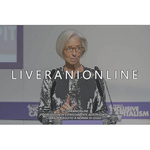  Christine Lagarde, Managing Director, International Monetary Fund \'Conference on Inclusive Capitalism: Building Value, Renewing Trust\' at Mansion House, London, Britain - 27 May 2014 ©photoshot/AGENZIA ALDO LIVERANI SAS - ITALY ONLY - Il Principe di Carlo d\'inghilterra con Lynn Forester de Rothschild e Christine Lagarde alla conferenza del capitalismo Inclusive presso la Mansion House a Londra. 