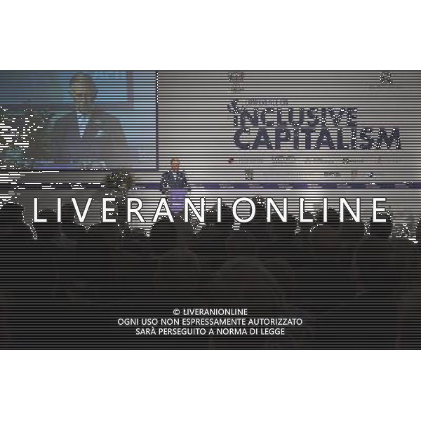  Prince Charles \'Conference on Inclusive Capitalism: Building Value, Renewing Trust\' at Mansion House, London, Britain - 27 May 2014 ©photoshot/AGENZIA ALDO LIVERANI SAS - ITALY ONLY - Il Principe di Carlo d\'inghilterra con Lynn Forester de Rothschild e Christine Lagarde alla conferenza del capitalismo Inclusive presso la Mansion House a Londra. 
