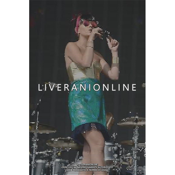 Lily Allen performs live at the Radio 1 Big Weekend at Glasgow Green, in Glasgow. 24th May 2014 ©PHOTOSHOT/AGENZIA ALDO LIVERANI SAS - ITALY ONLY - EDITORIAL USE ONLY