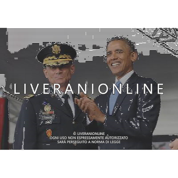 President Barack Obama attends the West Point Graduation 2014 at Michie Stadium on May 28, 2014 in West Point, New York. AG ALDO LIVERANI SAS ONLY ITALY