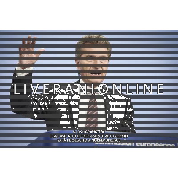 Energy Commissioner Guenther Oettinger holds press conference on the Commission\'s adoption of the study on energy dependence and Communication \'European Energy Security Strategy\' in Brussels, Belgium on 28.05.2014 by Wiktor Dabkowski AG ALDO LIVERANI SAS ONLY ITALY