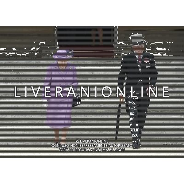 Queen Elizabeth II and the Duke of Edinburgh attend the first garden party of the year at Buckingham Palace, London. ©PHOTOSHOT/AGENZIA ALDO LIVERANI SAS - ITALY ONLY - EDITORIAL USE ONLY