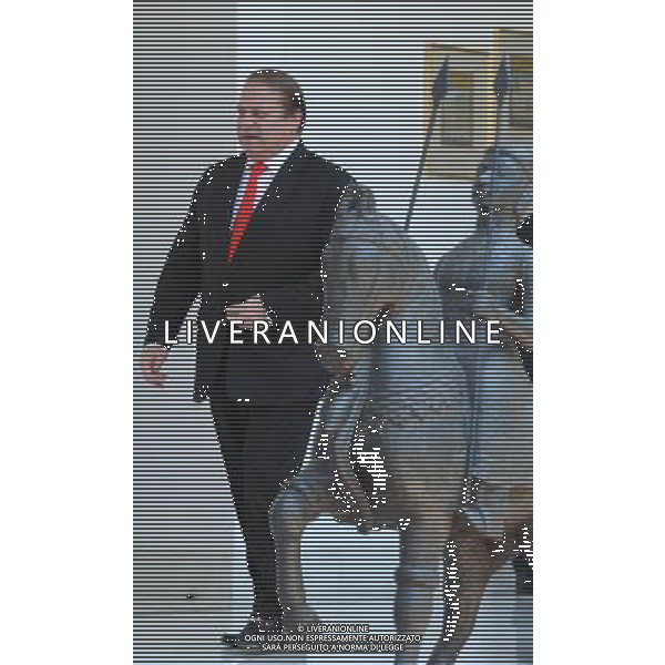 (140527) -- NEW DELHI, May 27, 2014 () -- Pakistani Prime Minister Nawaz Sharif arrives at Hyderabad House before a meeting with Indian Prime Minister Narendra Modi (not in the picture) in New Delhi, India, May 27, 2014. (/Partha Sarkar) ©PHOTOSHOT/AGENZIA ALDO LIVERANI SAS - ITALY ONLY - EDITORIAL USE ONLY