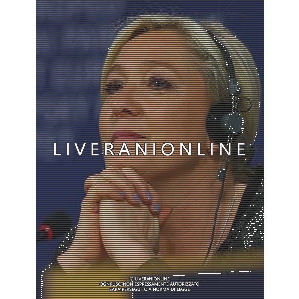 (140529) -- BRUSSELS, May 29, 2014 () -- Marine Le Pen, leader of the far-right National Front (NF), attends a press conference at the headquarters of European Union, in Brussels, Belgium, on May 28, 2014. Marine Le Pen, who made a political tsunami in France during the European Parliament (EP) election on Sunday, expressed confidence Wednesday on the formation of a group in the EP who will take office on July 1. (/Gong Bing) (zjl) ag aldo liverani sas only italy