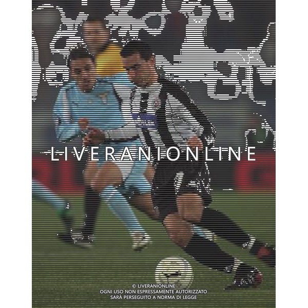LAZIO-PARTIZAN BELGRADO 25/11/2004 NELLA FOTO BRNOVIC NENAD AGENZIA ALDO LIVERANI