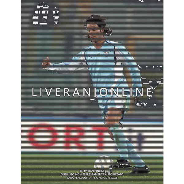 LAZIO-PARTIZAN BELGRADO 25/11/2004 NELLA FOTO FERNANDO COUTO AGENZIA ALDO LIVERANI