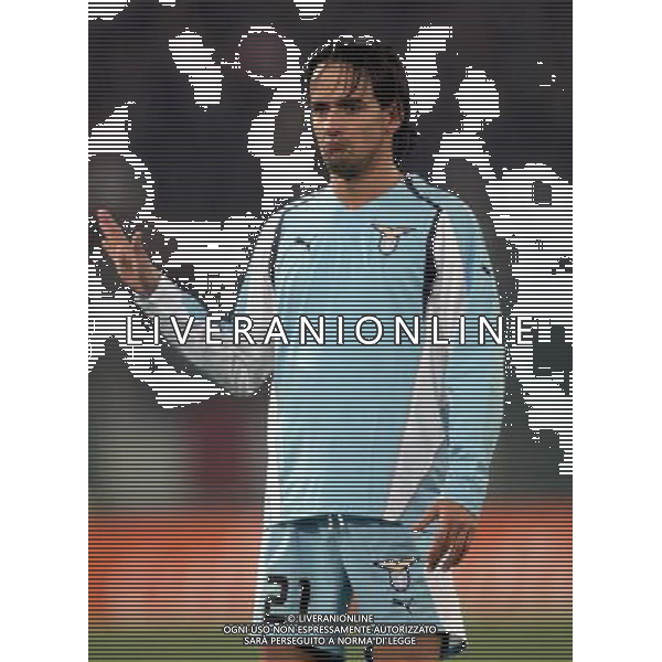 LAZIO-PARTIZAN BELGRADO 25/11/2004 NELLA FOTO INZAGHI SIMONE AGENZIA ALDO LIVERANI